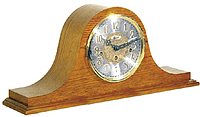 Hermle 21134-i90340 Oak Keywound Chiming Mantel Clock CLICK FOR MORE DETAILS
