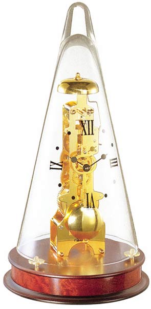Hermle 22716-070791 Leyton Mahogany Mechanical Table Clock