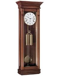 Hermle Staplehurst 70707-Q10351 Antique Walnut Westminster Chime Pendulum Wall Clock CLICK FOR MORE DETAILS