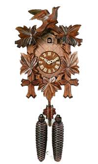 Carlsburg III Traditional 8 Day Black Forest Cuckoo Clock CLICK FOR MORE DETAILS