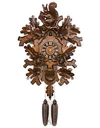 835-16 Feeding Squirrels 8 Day Black Forest Cuckoo Clock CLICK FOR MORE DETAILS