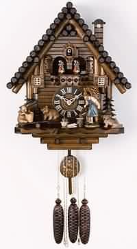MD810-16 Bears, seesaw 8 Day Black Forest Musical Cuckoo Clock CLICK FOR MORE DETAILS