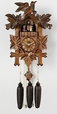 MD841-16 Five Leaves, One Bird 8 Day Black Forest Musical Cuckoo Clock CLICK FOR MORE DETAILS