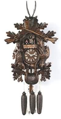 MD847-24 Hunters Clock, Dead Animals 8 Day Black Forest Musical Cuckoo Clock CLICK FOR MORE DETAILS