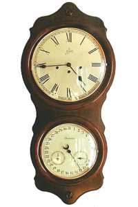 Sternreiter SW80878608 Ithica Reproduction Keywound Cherry Calendar Clock CLICK FOR MORE DETAILS